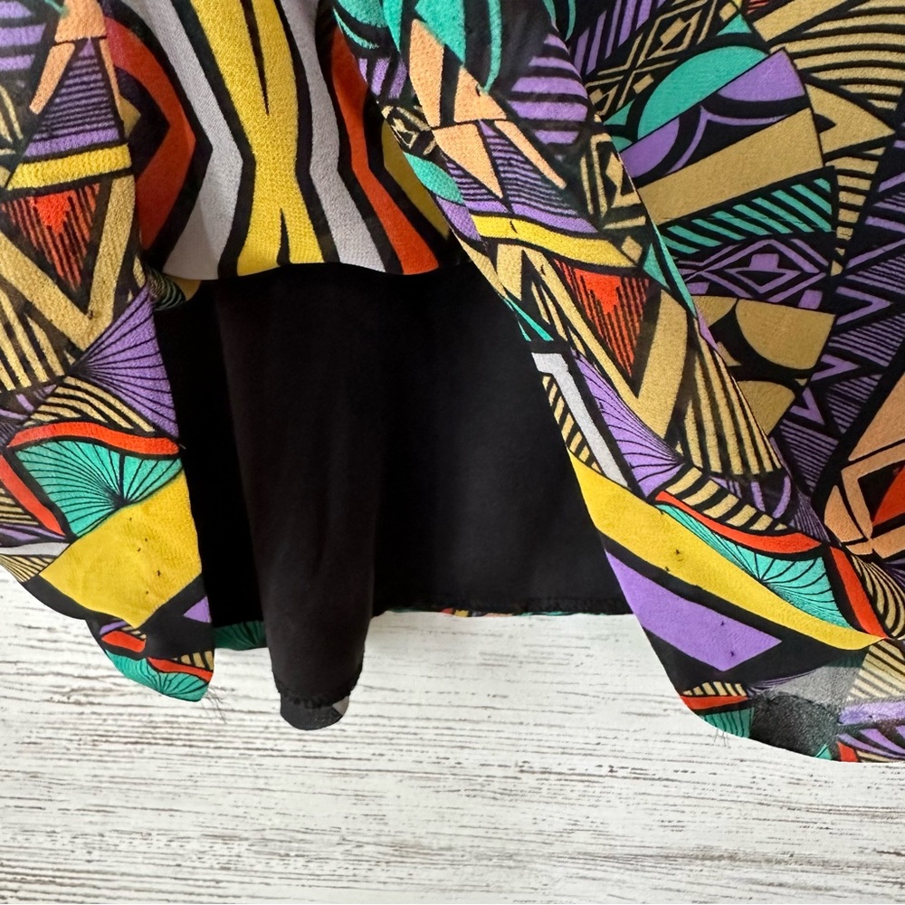 TOBI VINTAGE 90s Geometric Abstract Slip Dress S Made in USA - Picture 5 of 12